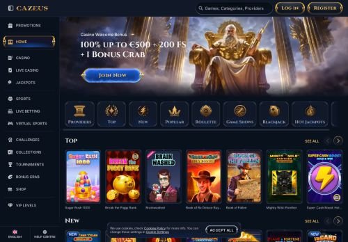 Read more about the article Discover the Thrilling World of Cazeus Casino Games in the UK